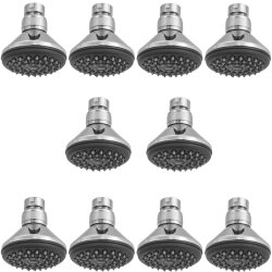 10er Set Deluxe Duschkopf aus massivem...