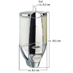 2 Stück SEIFENSPENDER für Flüssigseife /Bad /Wc / Dispenser / Seife