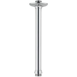 Deckenarm 15 cm verchromt – Messing Deckenzulauf...