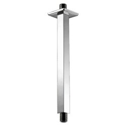 Quadratischer Deckenarm 15 cm verchromt – Messing...