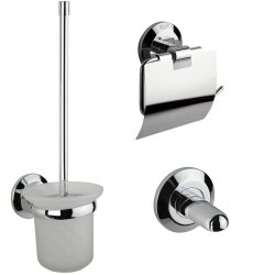Badezimmer-Set Rimini: WC-Bürstengarnitur +...