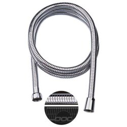 Design Handbrause rund – Antikalk Brausekopf mit Schlauch, Halter & Wandanschluss