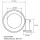 Toilettenbürste / WC-Bürste / Bürstengarnitur für Wandmontage - Rondo