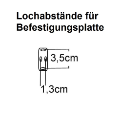Design Handtuchhalter / Handtuchstange doppelt  / Halter für Badetuch