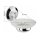 Design Seifenschale Rimini – Wandmontage – Satiniertes Echtglas – Verchromter Messinghalter – 11 cm – Modernes Badezimmeraccessoire