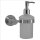 Seifenspender „Rondo“ – Wandmontage, Edelstahl gebürstet, 400 ml, modernes Design für Badezimmer und Gäste-WC, inkl. Montagematerial