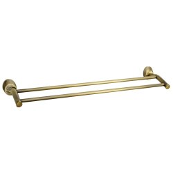 Doppelte Handtuchstange Serie Old Brass – massives...