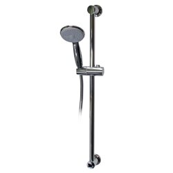 Verchromte Duschstange mit Handbrause & 150 cm...