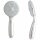 Verchromte Duschstange mit Handbrause & 150 cm Brauseschlauch – Komplett Brauseset für Dusche & Bad
