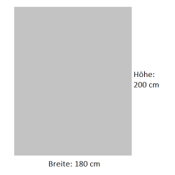 Vinyl - Duschvorhang / Brausevorhang / Vorhang / Dusche - Modell: Oriente - 180 x 200 cm