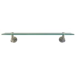 Glasablage mit Wandhalterung aus Edelstahl – Serie...