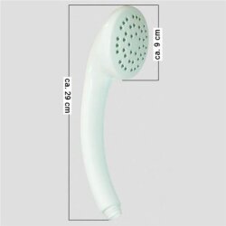 Handbrause Weiß mit Antikalkdüsen – 3...