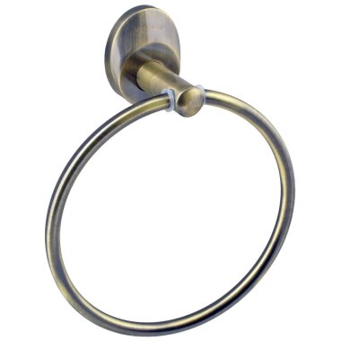 Handtuchring Old Brass – Retro Vintage Messing Handtuchhalter für Wandmontage im Badezimmer