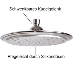 Regendusche 24 cm flach – Duschkopf mit...