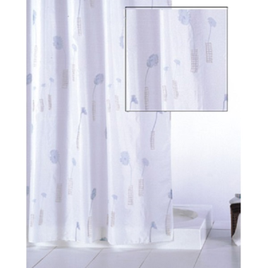 Textil Duschvorhang /Beschwerungsband 180x200
