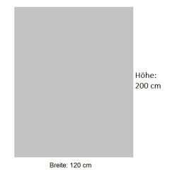 Daloual Duschvorhang Bianco 120×200 cm – Textil aus Polyester, waschbar, mit Beschwerungsband & Kunststoffringen, in modernem, schlichtem Weiß.