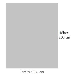 Daloual Duschvorhang Bianco 180×200 cm – Textil aus Polyester, waschbar, mit Beschwerungsband, verstärkten Ösen & Ringen, modernes weißes Design