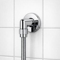 Wandanschlussbogen Messing verchromt ½ Zoll – robuster Duschanschluss in Chromoptik