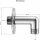 Wandanschlussbogen Messing verchromt ½ Zoll – robuster Duschanschluss in Chromoptik