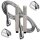 2x Design Handbrause Brauseschlauch 200 cm Wandhalterung Brause Set Bad