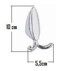 Design Handtuchhaken Messing verchromt – moderner...
