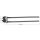 Design Handtuchstange Doppelausleger Rimini – 2 Ausleger, verchromtes Messing, rostfrei, Wandmontage