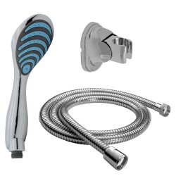Handbrause Duschkopf Set mit 150 cm Brauseschlauch und...