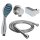 DALOUAL Handbrause 4er Set mit 150 cm Schlauch, Wandhalterung & Wandanschluss