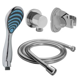 Handbrause Duschkopf Set mit 200 cm Brauseschlauch,...