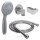 Brauseset Duschset Massage Handbrause Schlauch 200cm Brausehalter Wandanschluss