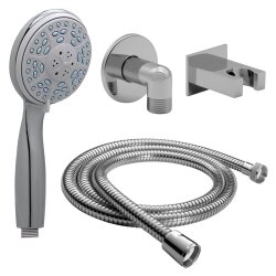 Brauseset mit Massage-Handbrause & 200 cm Schlauch...
