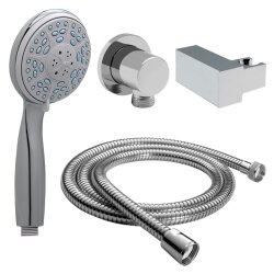 Brauseset Duschset 150 cm – Massage-Handbrause mit...