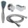 Duschbrause Handbrause Brausekopf mit Schlauch 150 cm Halterung  Wandanschluss