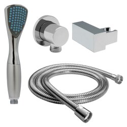 Handbrause Duschset 200 cm – Massage-Brausekopf mit...