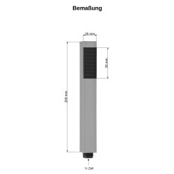 DALOUAL Handbrause 1,5m Schlauch 3er Set