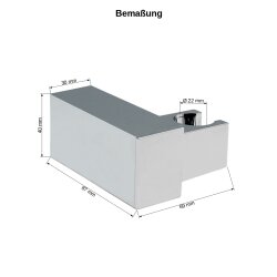DALOUAL Handbrause 2m Schlauch 3er Set