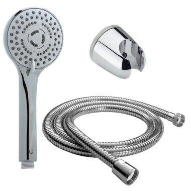 DALOUAL Handbrause 2m Schlauch 3er Set