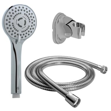 DALOUAL Handbrause 1,5m Schlauch 3er Set