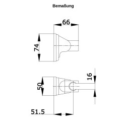 DALOUAL Handbrause 1,5m Schlauch 3er Set