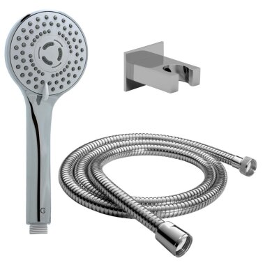 DALOUAL Handbrause 2m Schlauch 3er Set