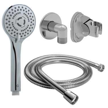 DALOUAL Handbrause 2m Schlauch 4er Set