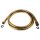 Duschschlauch 170 cm vergoldet – hochwertiger Handbrausenschlauch Gold-Finish ½" Anschluss