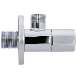 Design Eckventil Messing verchromt ½″ x...