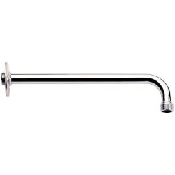 Wandanschluss Brausearm 30 cm aus verchromtem Messing mit ½-Zoll Gewinden, rostfrei