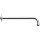 Wandanschluss Brausearm 30 cm aus verchromtem Messing mit ½-Zoll Gewinden, rostfrei