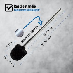 Daloual Toilettenbürste 3 fach Ersatzkopf Set...