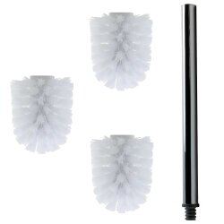 Daloual WC-Bürsten Set 3× Ersatzkopf...