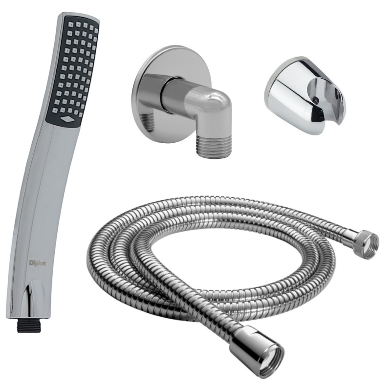 Midanya Handbrause Set Mattschwarz – SUS304 Edelstahl, Mit Halterung & 152 Cm Schlauch, Hochdruck, Für Bad & Dusche