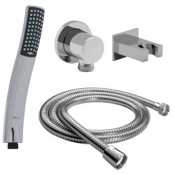 Handbrause Set Duschkopf 150 cm Schlauch mit Brausehalter...