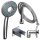 DALOUAL Handbrause 1,5m Schlauch 4er Set